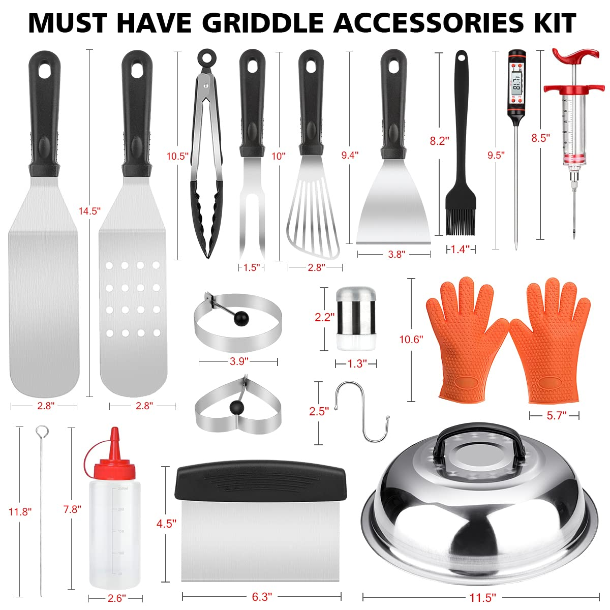 40pcs Barbecue Tool Set, Stainless Steel Barbecue Tool , Suitable for Camping/backyard Barbecue, The Best Ideal Life Party Tool