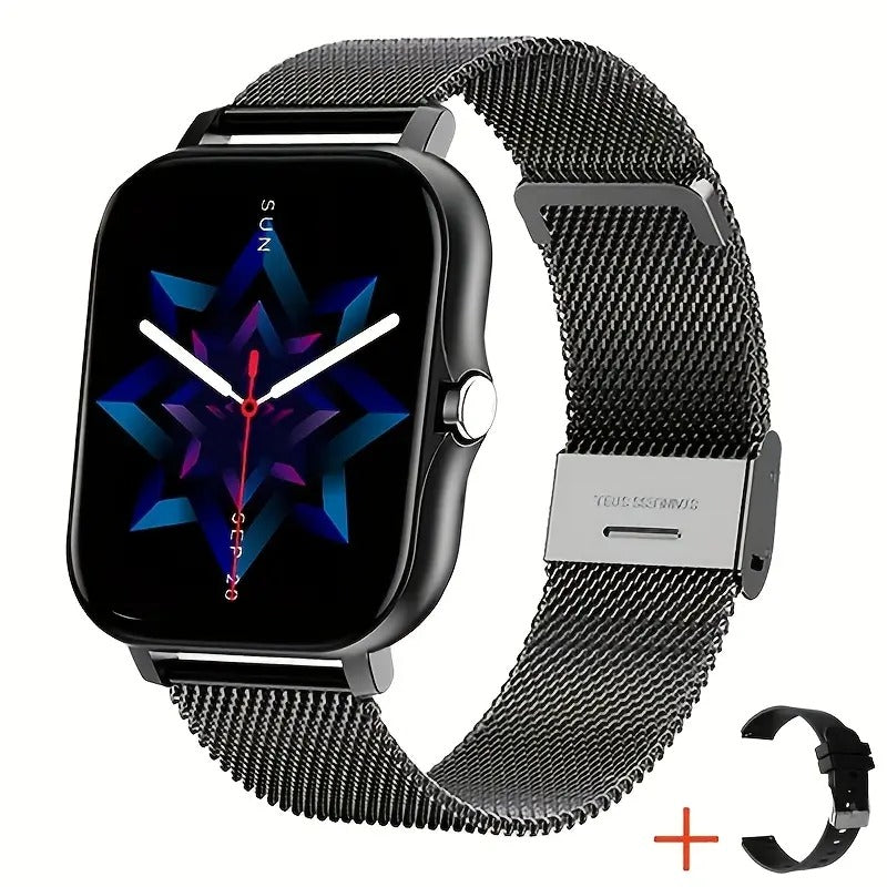 Smart Watch for Men Women, 1.83" Fitness Activity Tracker with 100+ Sports Modes, Smart Watch with Bluetooth Call(Answer/Make Calls), Smartwatch Fit for Android/iPhone