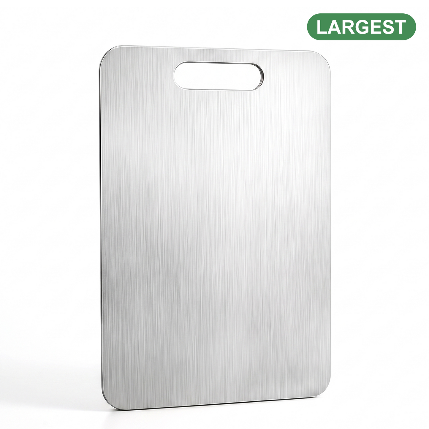 Wynra Stainless Steel Cutting Board, Large Cutting Board for Kitchen, Metal Food Prep Board for Meat, Vegetables and Fruit, 9.05" x 13.38"