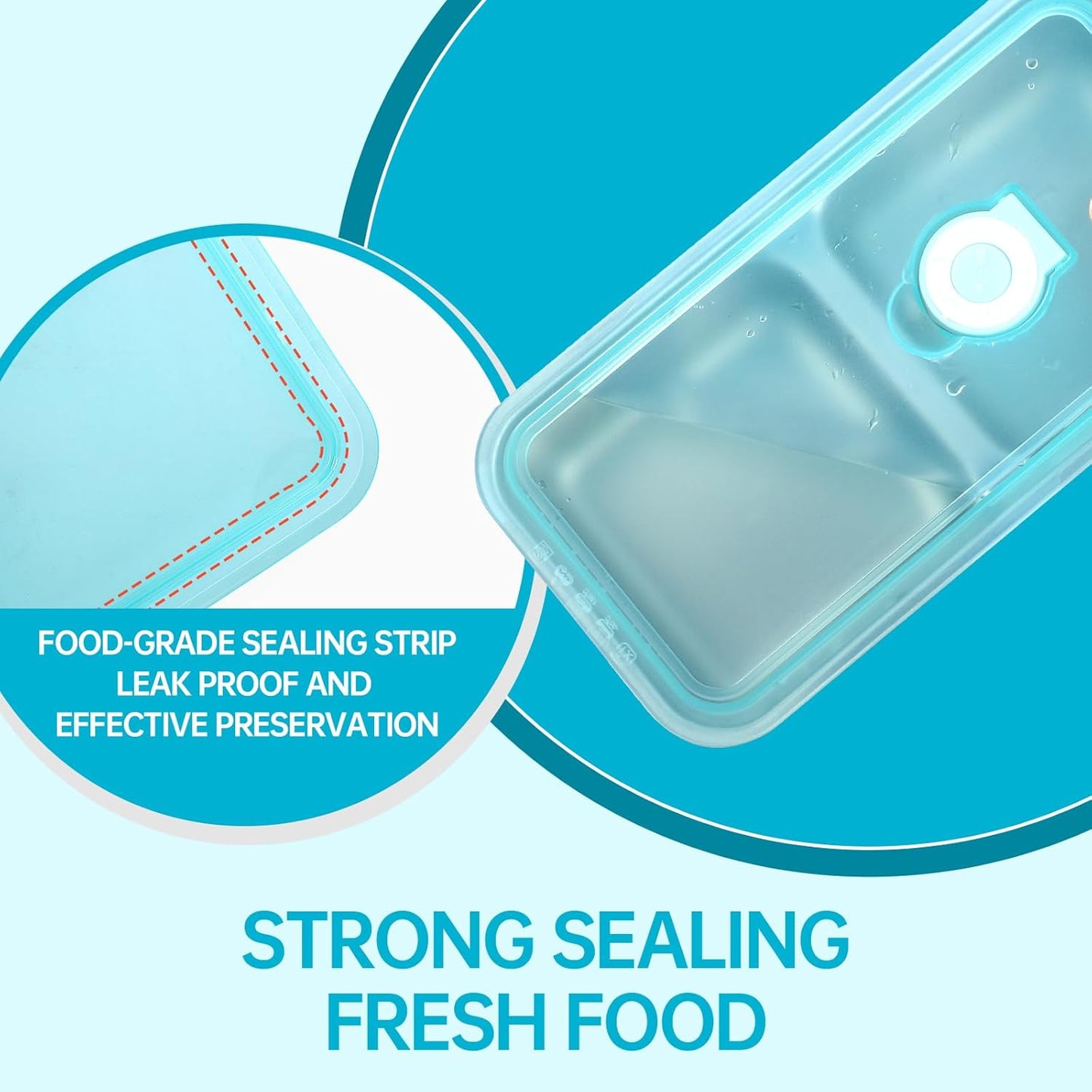 4 Pack Stainless Steel Snack Containers, Grab and Go Snack Containers with Lids and Lunch Box Bag, Reusable 2 Compartment Food Storage Containers  for Travel & Outdoor Camping