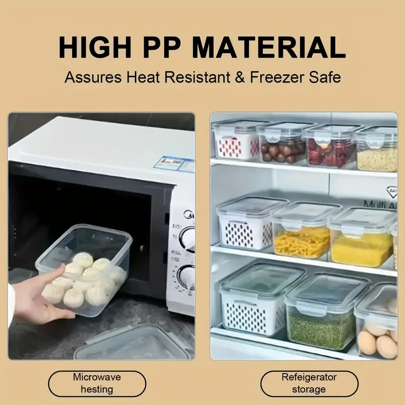 24 Pack Airtight Food Storage Containers with Lids, Plastic Kitchen and Pantry Organization Canisters for Cereal, Dry Food, Flour and Sugar, BPA Free, Includes 24 Labels