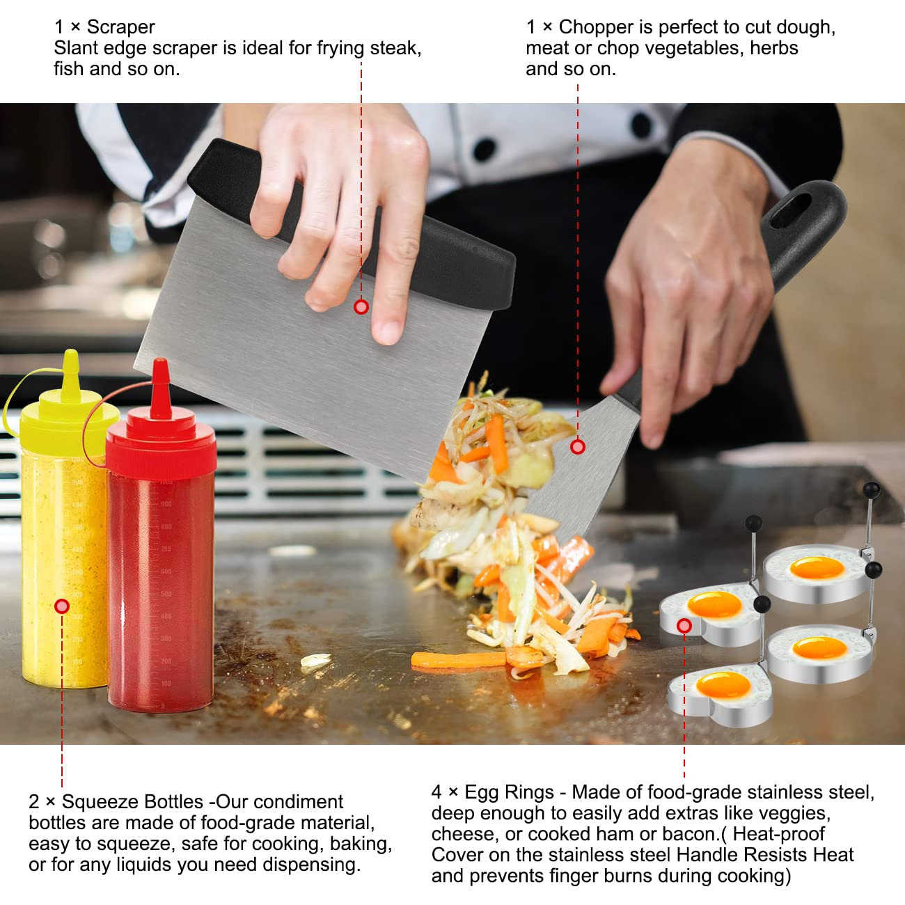 40pcs Barbecue Tool Set, Stainless Steel Barbecue Tool , Suitable for Camping/backyard Barbecue, The Best Ideal Life Party Tool