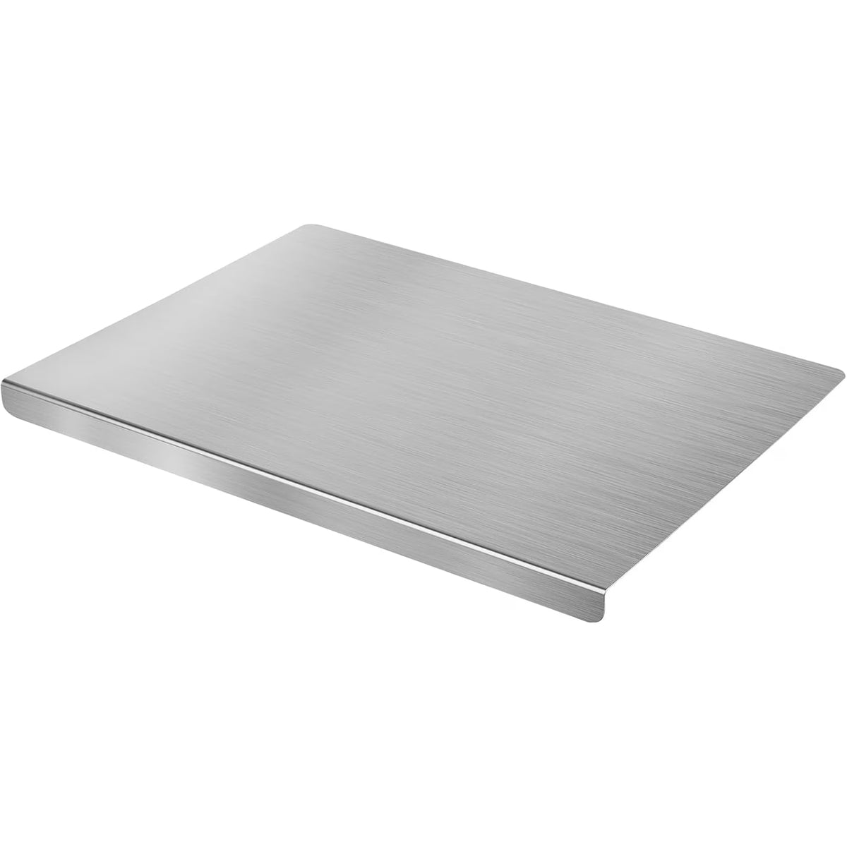 Cutting Boards for Kitchen, AOKIWO Large Stainless Steel Baking Boards with scraper, Suitable for Bread, Meat, Vegetables, (15.7 x 23.6 in)