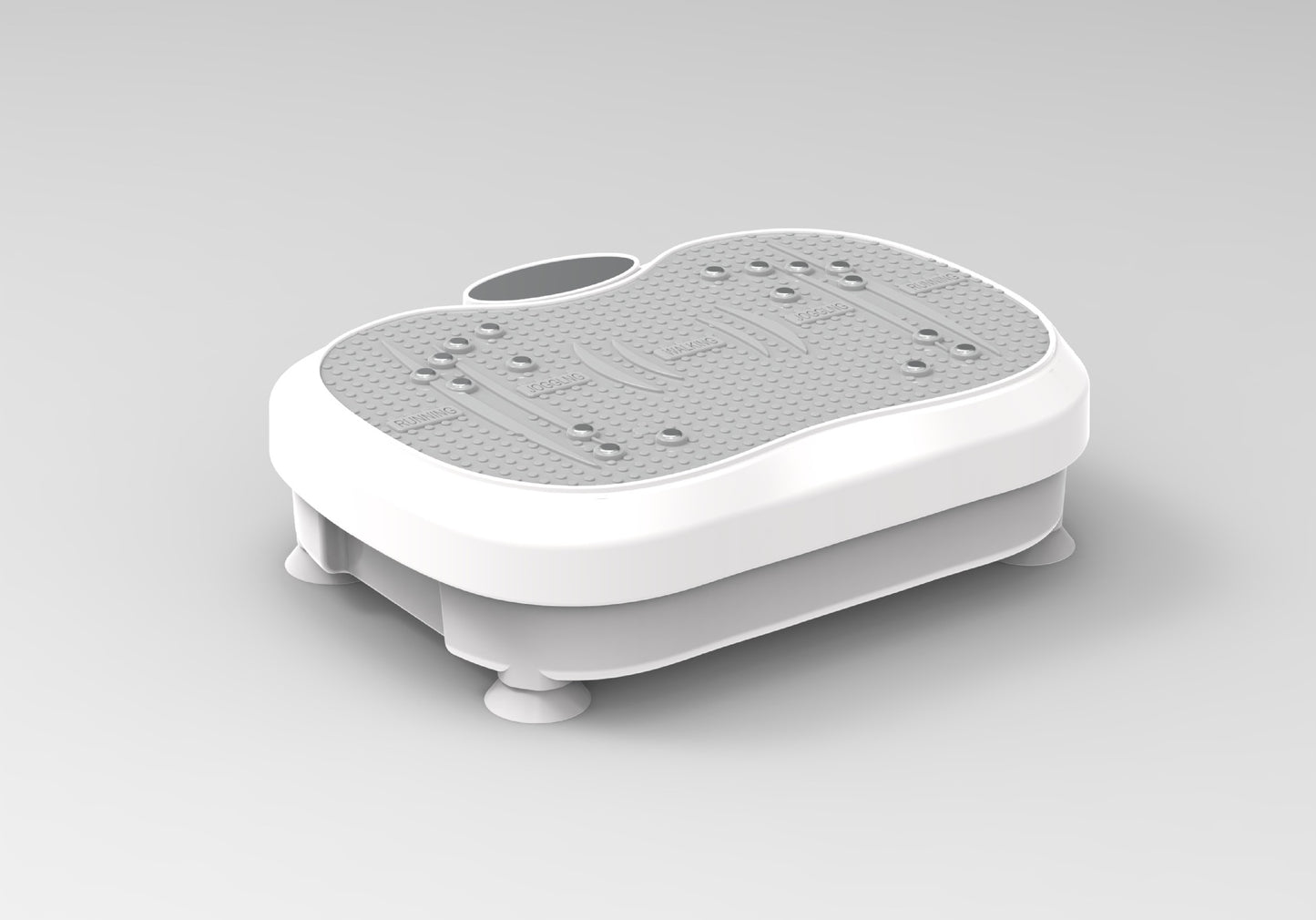 Vibration Plate Exercise Machine, DOMNIU Whole Body Vibration Plate for Lymphatic Drainage, Workout Vibrate Stand Shake Board Sport Gym for Weight Loss Fat Burner for Women Men, White