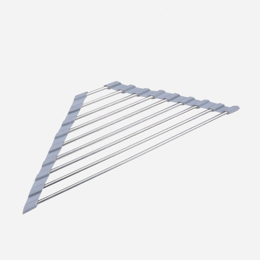 Triangle Sink Drain Dish Drying Rack