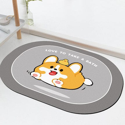 Diatomaceous Absorbent Bath Floor Mat